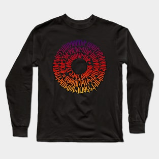 Каллиграфия Long Sleeve T-Shirt